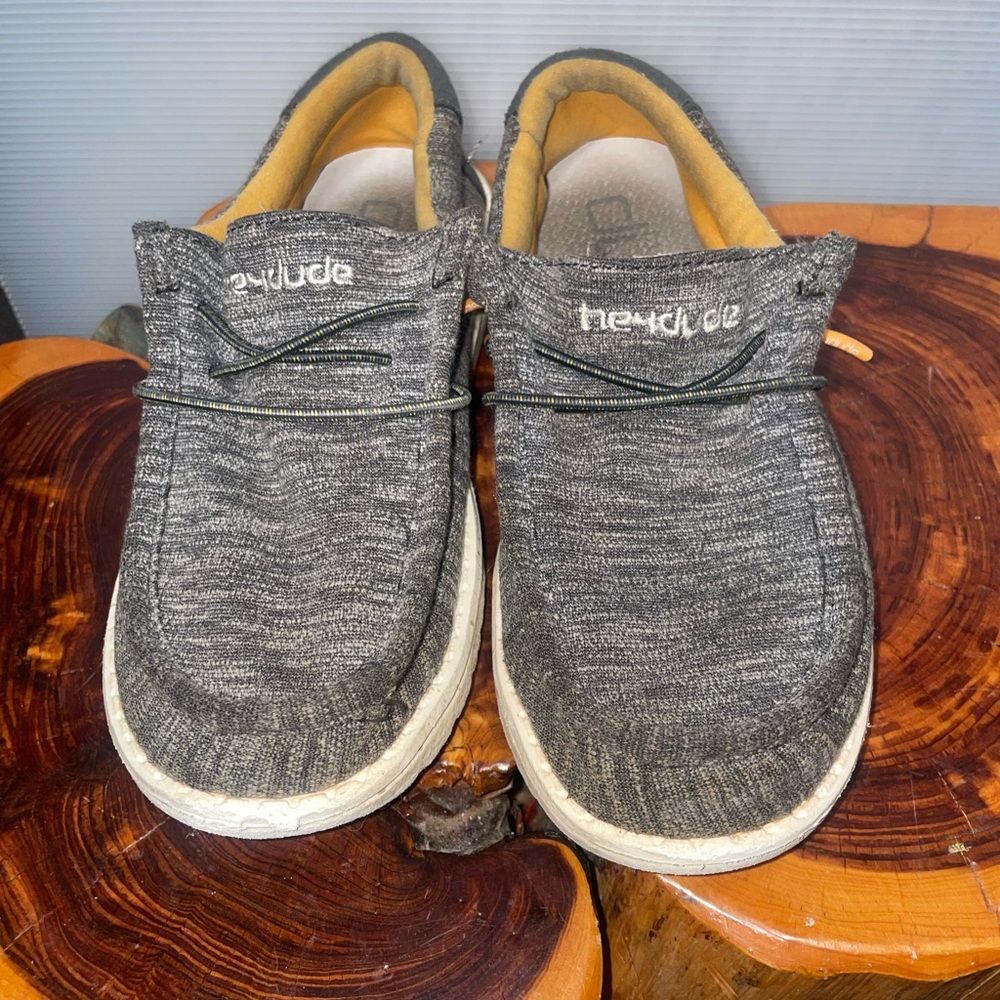 Hey Dude Wally Youth Stretch Taupe (Size Y1–Y2 / EU 33)